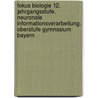 Fokus Biologie 12. Jahrgangsstufe. Neuronale Informationsverarbeitung. Oberstufe Gymnasium Bayern by Frank Scholz