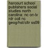 Harcourt School Publishers Social Studies North Carolina: Nc On-Lv Rdr Coll Nc Geog/Hst/Cltr Ss09