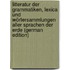 Litteratur Der Grammatiken, Lexica Und Wörtersammlungen Aller Sprachen Der Erde (German Edition)