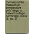 Memoirs of the Museum of Comparative Zoï¿½Logy, at Harvard College, Cambridge, Mass (8, No. 3)