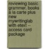 Reviewing Basic Grammer, Books a la Carte Plus New Mywritinglab with Etext -- Access Card Package