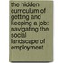 The Hidden Curriculum of Getting and Keeping a Job: Navigating the Social Landscape of Employment
