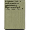 The Poetical Works of Henry Wadsworth Longfellow with Bibliographical and Critical Notes Volume 4 by Henry Wardsworth Longfellow