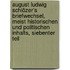 August Ludwig Schlözer's Briefwechsel, meist historischen und politischen Inhalts, Siebenter Teil