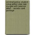 Criminal Justice, Student Value Edition Plus New Mycjlab with Pearson Etext -- Access Card Package
