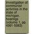 Investigation of Communist Activities in the State of Michigan. Hearings (Volume 1, Pp. 4991-5083)