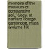 Memoirs of the Museum of Comparative Zoï¿½Logy, at Harvard College, Cambridge, Mass (Volume 13)