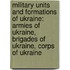 Military Units and Formations of Ukraine: Armies of Ukraine, Brigades of Ukraine, Corps of Ukraine