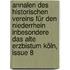 Annalen Des Historischen Vereins Für Den Niederrhein Inbesondere Das Alte Erzbistum Köln, Issue 8