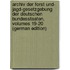 Archiv Der Forst Und- Jagd-Gesetzgebung Der Deutschen Bundesstaaten, Volumes 19-20 (German Edition)