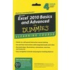 Excel 2010 Basics and Advanced For Dummies eLearning Course Access Code Card (6 Month Subscription) door Faithe Whempen