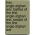 First Anglo-Afghan War: Battles of the First Anglo-Afghan War, People of the First Anglo-Afghan War