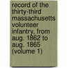 Record of the Thirty-Third Massachusetts Volunteer Infantry, from Aug. 1862 to Aug. 1865 (Volume 1) door Andrew J. Boies