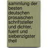 Sammlung der besten deutschen prosaischen Schriftsteller und Dichter, fuenf und siebenzigster Theil door Christian Felix Weiße