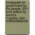 Studyguide For Government By The People, 2011 Brief Edition By David B. Magleby, Isbn 9780205806706