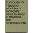 Studyguide For Integrated Principles Of Zoology By Clevel Hickman Jr. Cleveland, Isbn 9780073040509