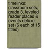 Timelinks: Classroom Sets, Grade 3, Leveled Reader Places & Events Deluxe Set (6 Each of 15 Titles) by MacMillan/McGraw-Hill