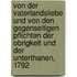 Von der Vaterlandsliebe und von den gegenseitigen Pflichten der Obrigkeit und der Unterthanen, 1792