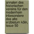 Annalen Des Historischen Vereins Für Den Niederrhein Inbesondere Das Alte Erzbistum Köln, Issue 50