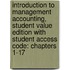 Introduction to Management Accounting, Student Value Edition with Student Access Code: Chapters 1-17