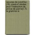 Oeuvres de Condillac (19); Cours D' Etudes Pour L'Instruction Du Prince de Parme] T. 5. La Gramma Re