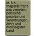 Sr. K.k. Majestät Franz des Zweyten Politische Gesetze und Verordnungen, zwey und dreyssigster Band