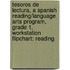 Tesoros de Lectura, a Spanish Reading/Language Arts Program, Grade 1, Workstation Flipchart: Reading