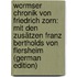Wormser Chronik Von Friedrich Zorn: Mit Den Zusätzen Franz Bertholds Von Flersheim (German Edition)