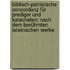 Biblisch-patristische Concordanz Für Prediger Und Katecheten: Nach Dem Berühmten Lateinischen Werke