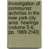Investigation of Communist Activities in the New York City Area. Hearings (Volume 5-6, Pp. 1969-2143)