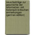 Neue Beiträge Zur Geschichte Der Reformation: Mit Historisch-Kritischen Anmerkungen (German Edition)