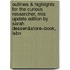 Outlines & Highlights For The Curious Researcher, Mla Update Edition By Sarah Dessen&Store=Book, Isbn