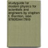 Studyguide For Modern Physics For Scientists And Engineers By Stephen T. Thornton, Isbn 9780534417819