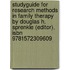 Studyguide For Research Methods In Family Therapy By Douglas H. Sprenkle (editor), Isbn 9781572309609