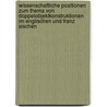 Wissenschaftliche Positionen Zum Thema Von Doppelobjektkonstruktionen Im Englischen Und Franz Sischen by Markus Mross