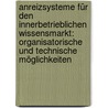Anreizsysteme für den innerbetrieblichen Wissensmarkt: organisatorische und technische Möglichkeiten by Norman Frischmuth