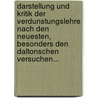 Darstellung Und Kritik Der Verdunstungslehre Nach Den Neuesten, Besonders Den Daltonschen Versuchen... by Ernst Gottfried Fischer