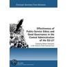 Effectiveness Of Public-service Ethics And Good Governance In The Central Administrations Of The Eu-27 door Timo Moilanen