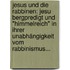 Jesus Und Die Rabbinen: Jesu Bergpredigt Und "himmelreich" In Ihrer Unabhängigkeit Vom Rabbinismus...