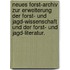 Neues Forst-Archiv zur Erweiterung der Forst- und Jagd-Wissenschaft und der Forst- und Jagd-Literatur.