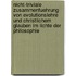 Nicht-Triviale Zusammenfuehrung Von Evolutionslehre Und Christlichem Glauben Im Lichte Der Philosophie