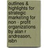 Outlines & Highlights For Strategic Marketing For Non - Profit Organizations By Alan R Andreasen, Isbn