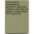 Reisen durch Brandenburg, Pommern, Preussen, Curland, Russland und Pohlen, in den Jahren 1777 und 1778