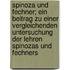 Spinoza und Fechner; ein Beitrag zu einer vergleichenden Untersuchung der Lehren Spinozas und Fechners