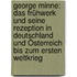 George Minne: Das Frühwerk und seine Rezeption in Deutschland und Österreich bis zum Ersten Weltkrieg