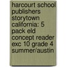 Harcourt School Publishers Storytown California: 5 Pack Eld Concept Reader Exc 10 Grade 4 Summer/Austin door Hsp