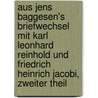 Aus Jens Baggesen's Briefwechsel mit Karl Leonhard Reinhold und Friedrich Heinrich Jacobi, Zweiter Theil door Jens Baggesen