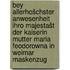 Bey Allerhošchster Anwesenheit Ihro Majestašt der Kaiserin Mutter Maria Feodorowna in Weimar Maskenzug
