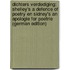 Dichters Verdediging: Shelley's a Defence of Poetry En Sidney's an Apologie for Poetrie (German Edition)
