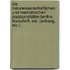Die naturwissenschaftlichen und medicinischen Staatsanstalten Berlins. Festschrift, etc. (Anhang, etc.).